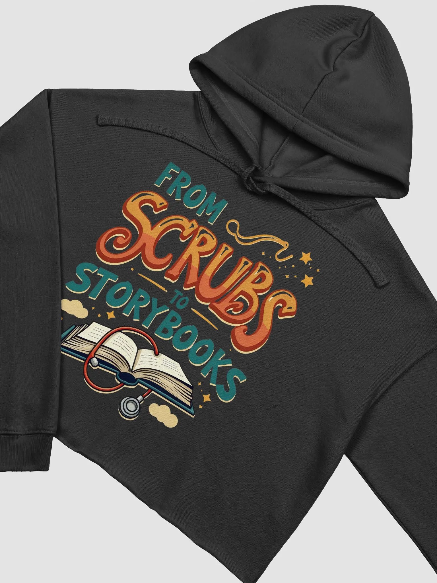 Stethoscope Storybook Crop Hoodie product image (27)