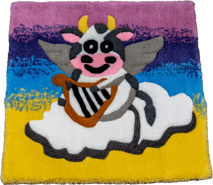2' x 2' Rug: Holy Cow product image (1)