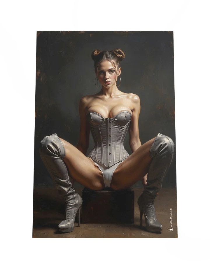 Femdom Poster - Souveräne Verführung – Moderne Fetischkunst product image (2)