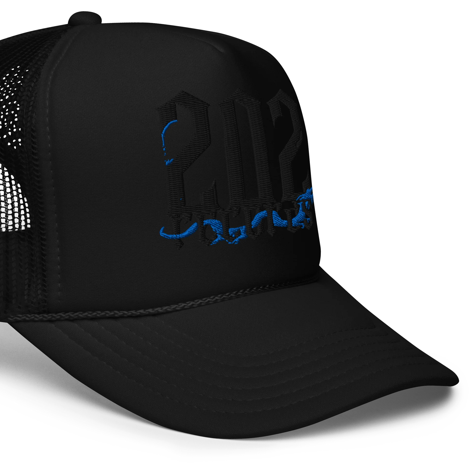 KEVBO "202 Records" Blue Dragon FOAM Trucker Snapback Hat product image (5)