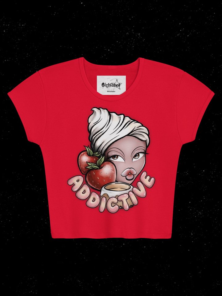 6ixblades Addictive Baby Tee product image (1)