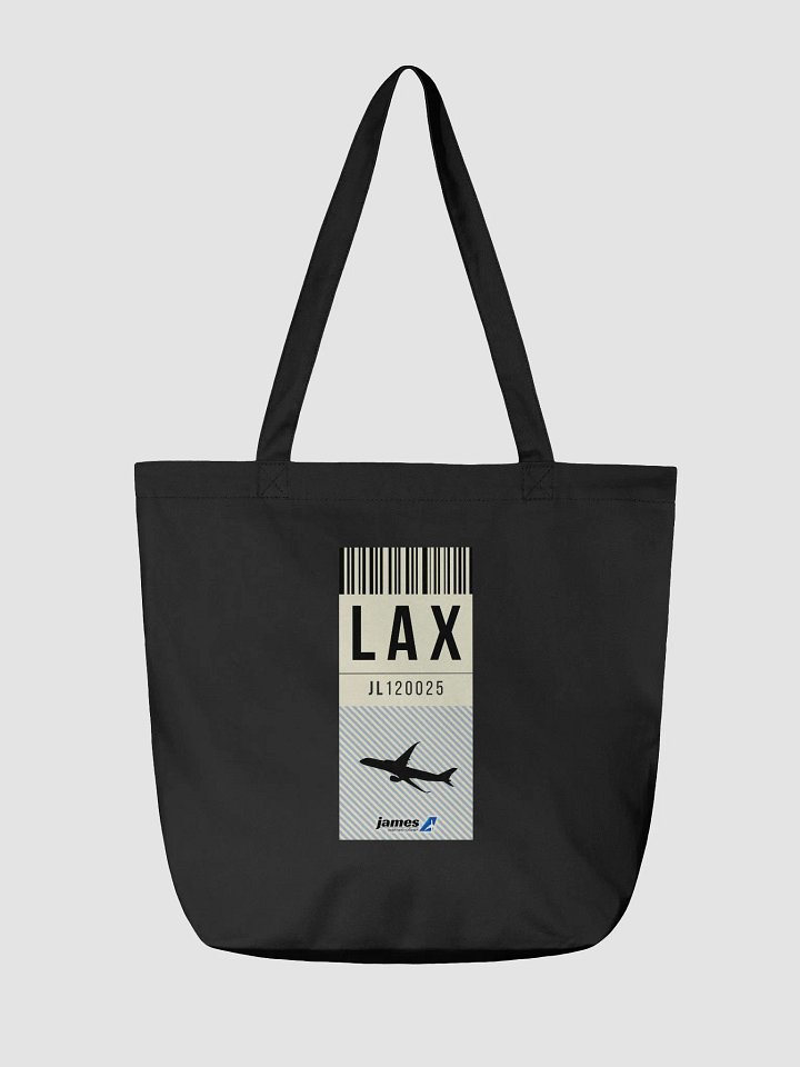 Los Angeles (LAX) Stylish Luggage Tag Tote Bag product image (2)