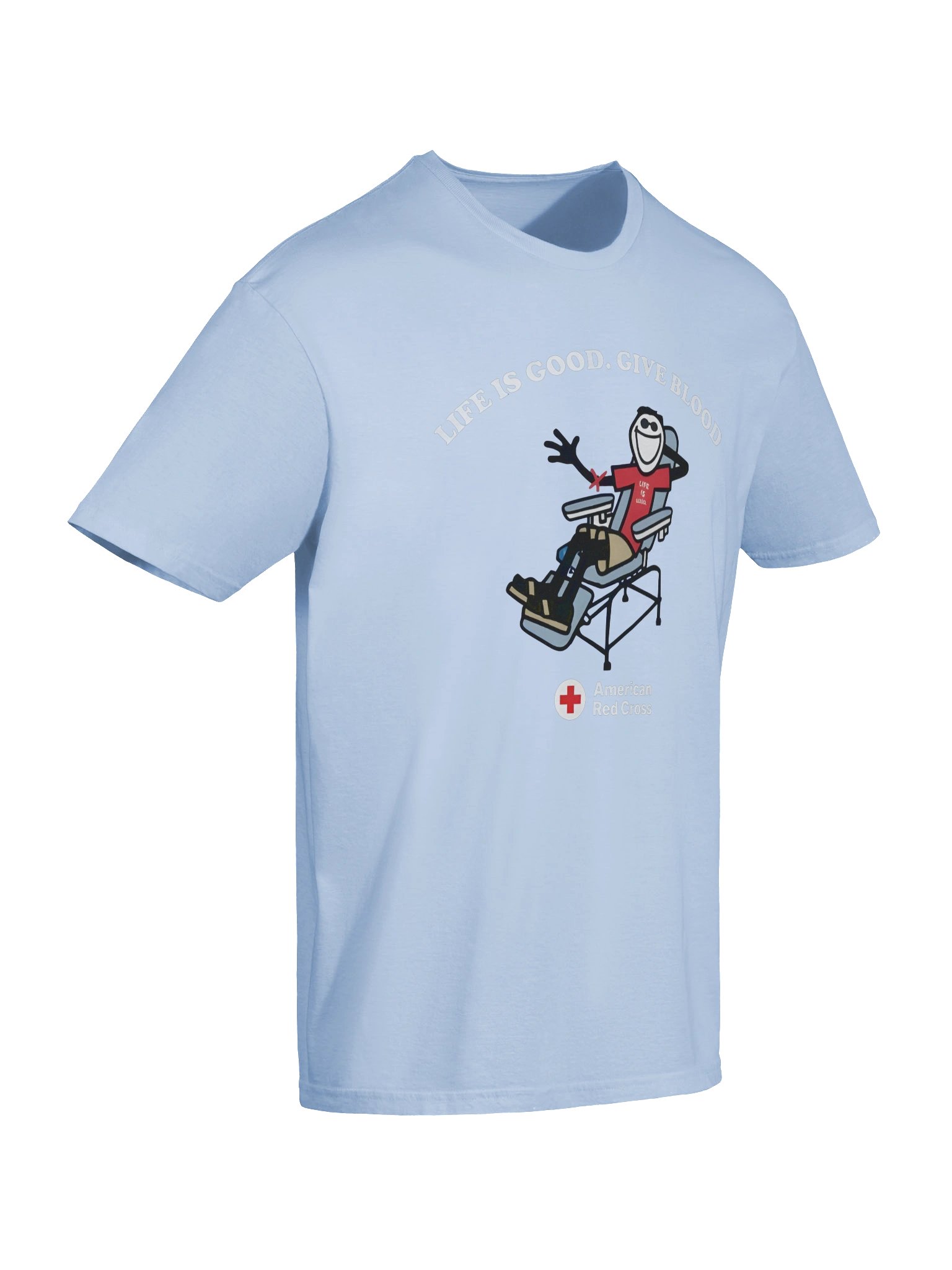 American Red Cross and Life Is Good Shirt product image (14)