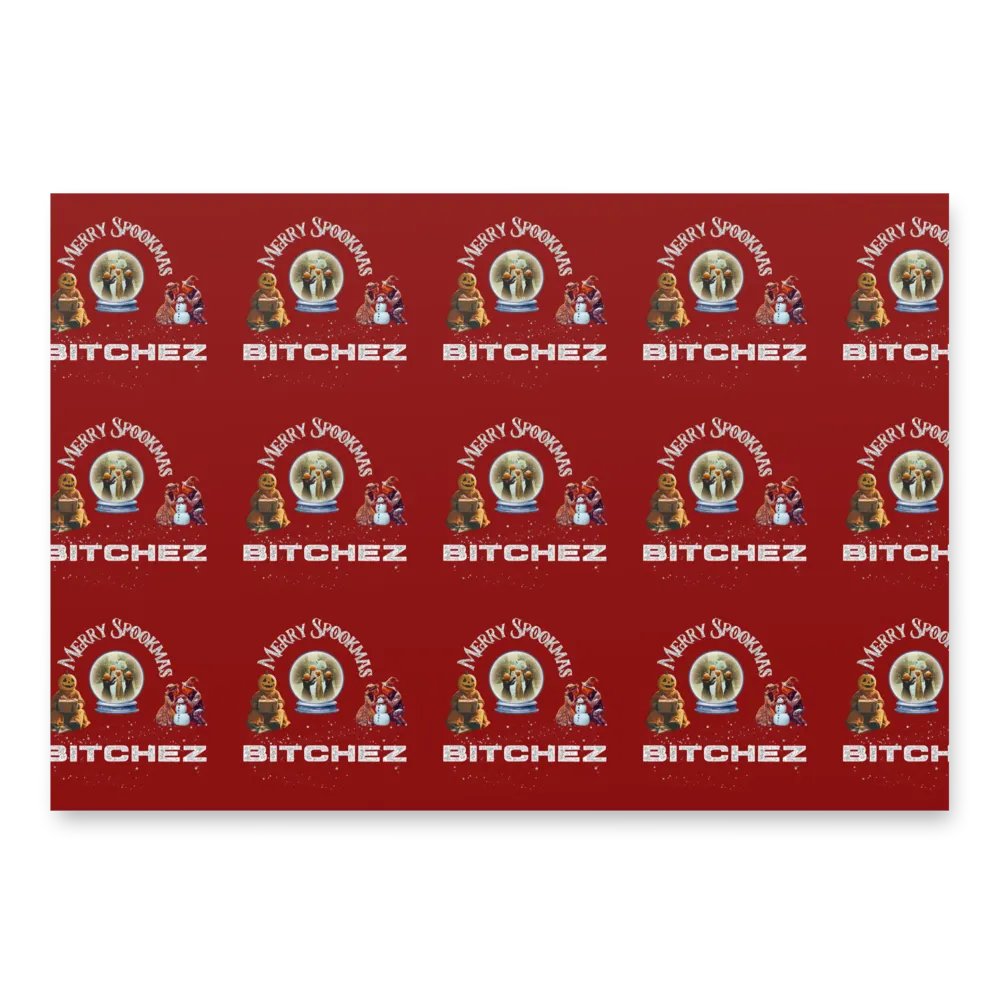 Merry Spookmas Gift Wrapping Paper product image (2)