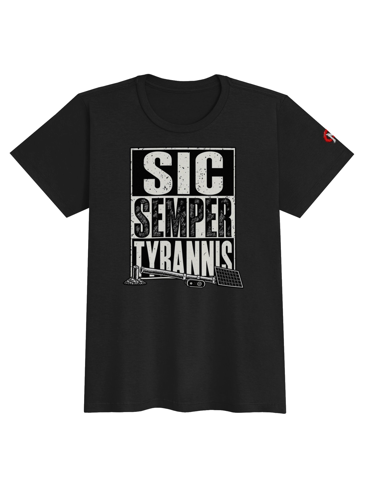 Women's Sic Semper Tyrannis Banner First Civic Menace T-Shirt product image (1)