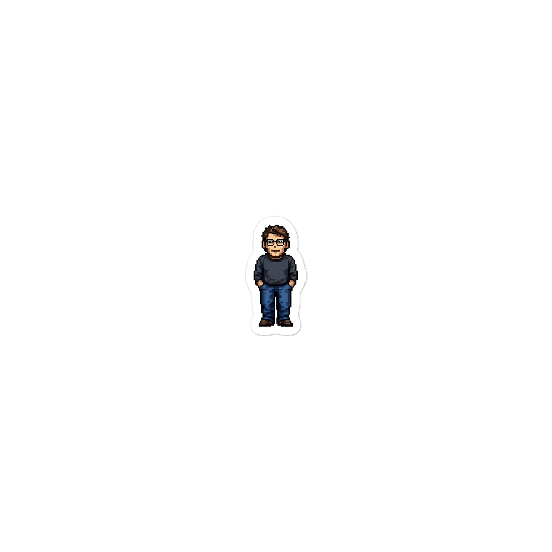 Sai (Stephen King) Retro Pixel Art Laptop Sticker product image (1)