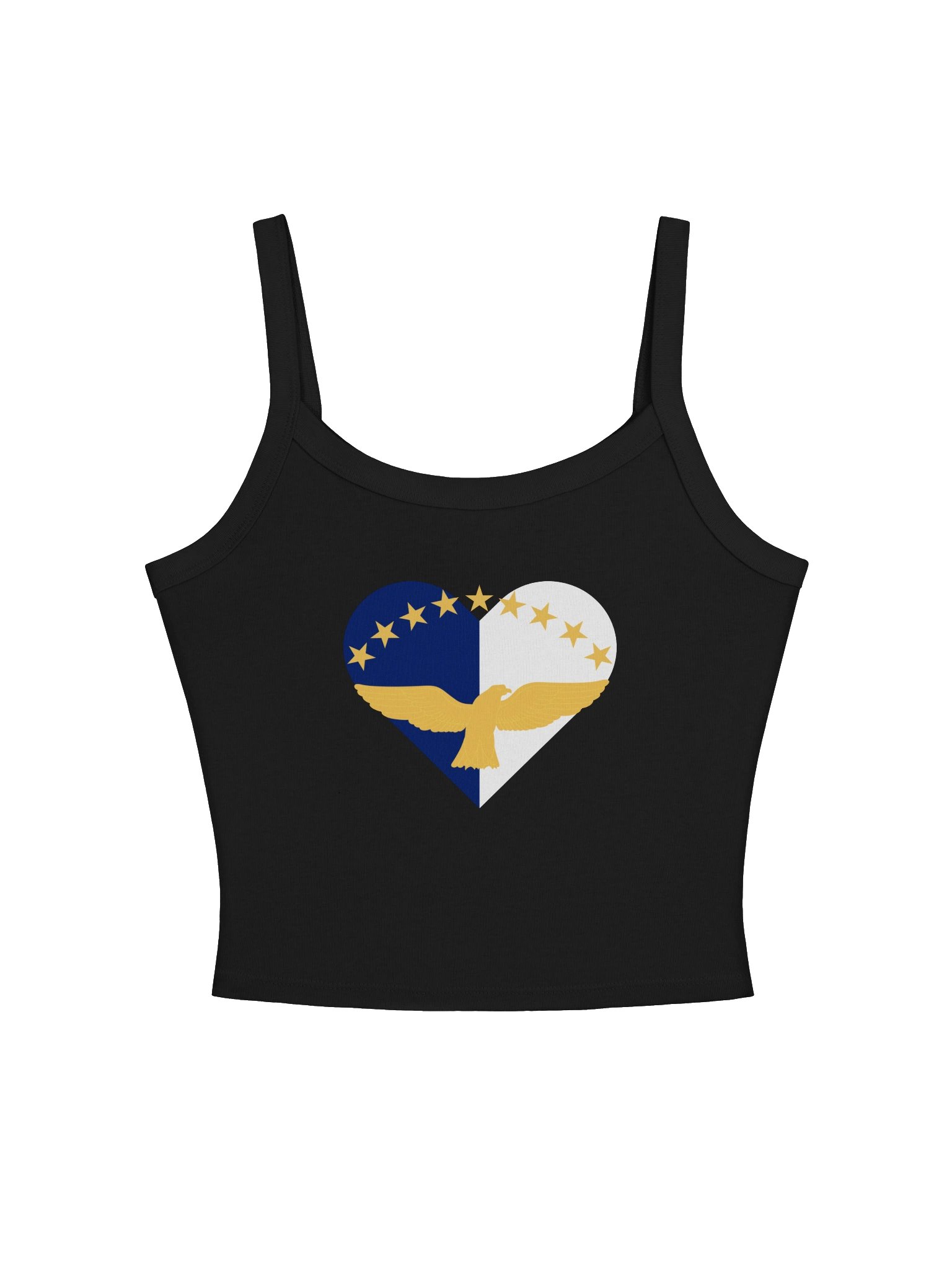 azores flag heart strappy tank top product image (1)
