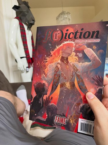 Finally getting to read this issue of F(r)iction and still amazed at this cover. An early story has Amanda Knox (yes, the one...