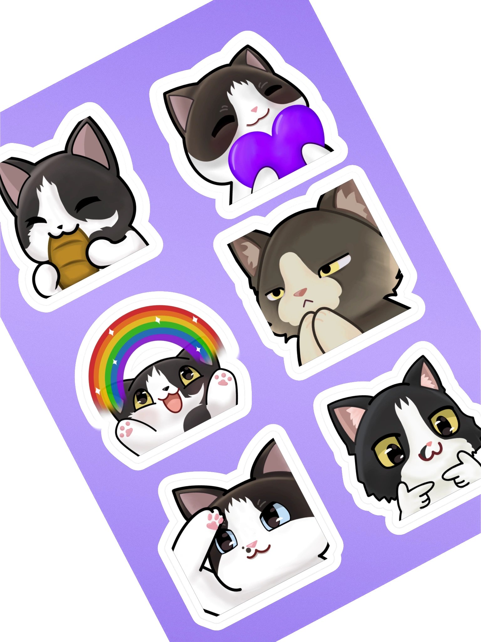 Kitten Emote stickers product image (1)