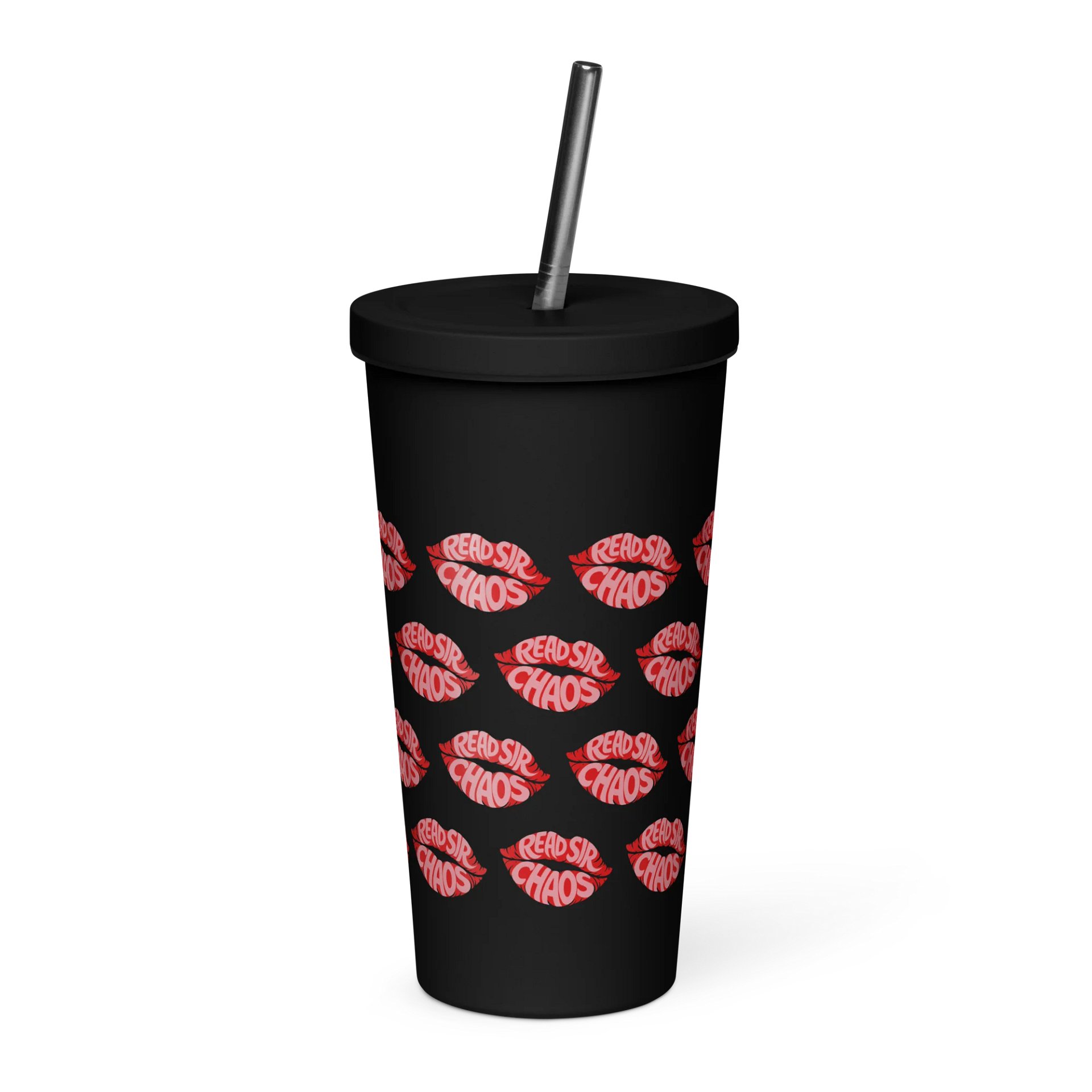 Read My Lips Insulated Tumbler product image (1)