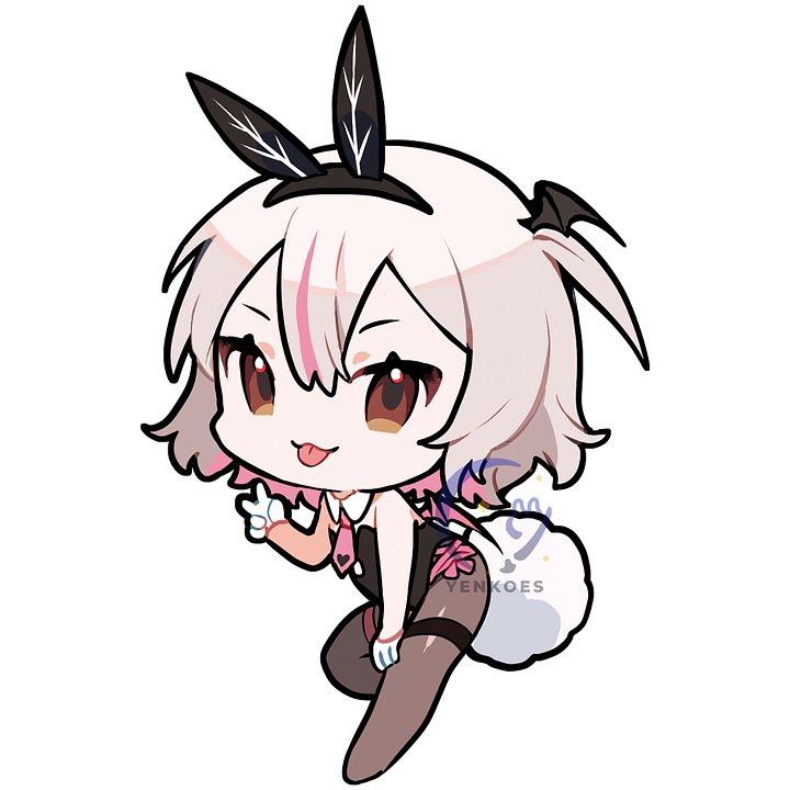 Bunnerdette Sticker product image (1)