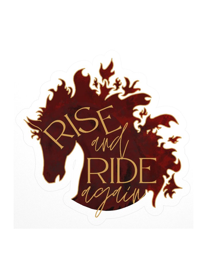 Rise and Ride Again Sticker product image (1)