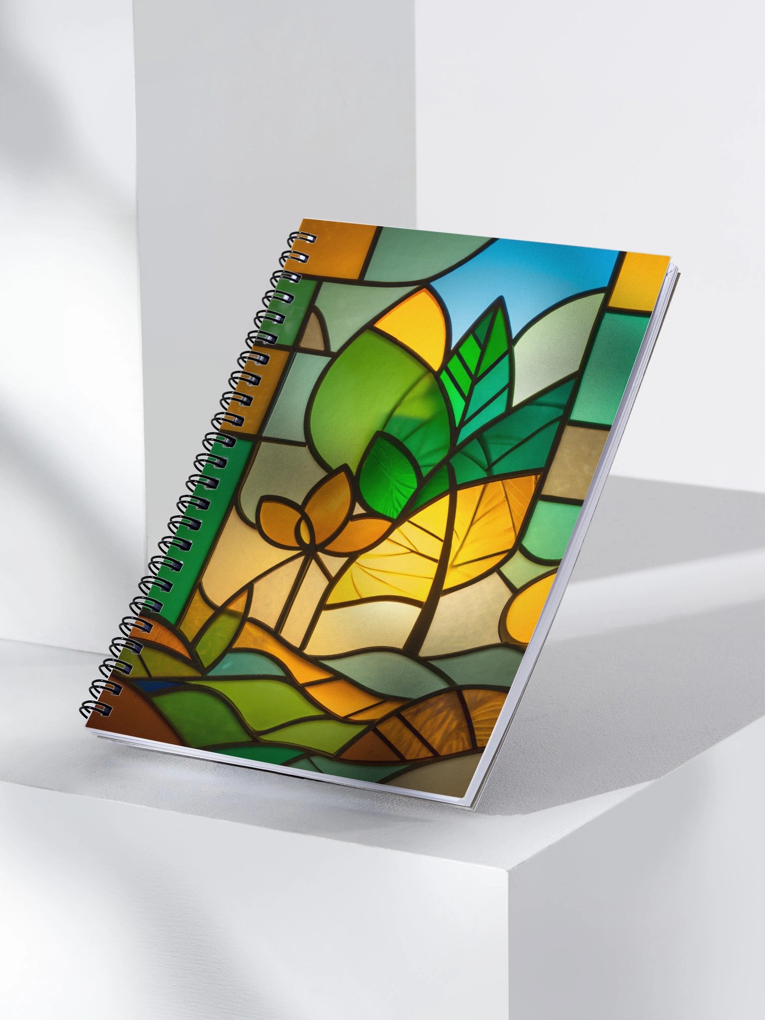 Nature's Mosaic Spiral Notebook product image (3)