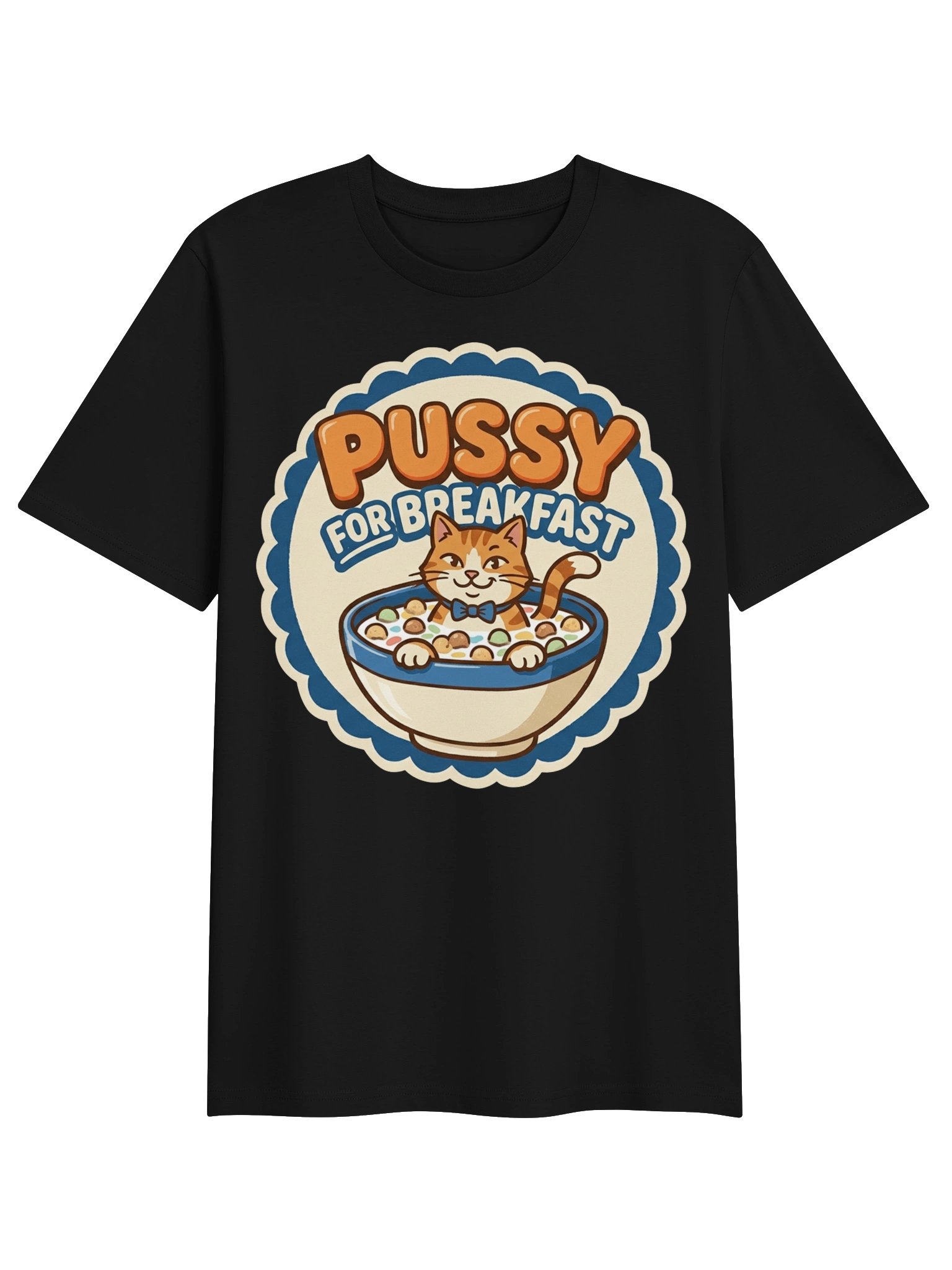 P...y For Breakfast Novelty T-Shirt product image (1)