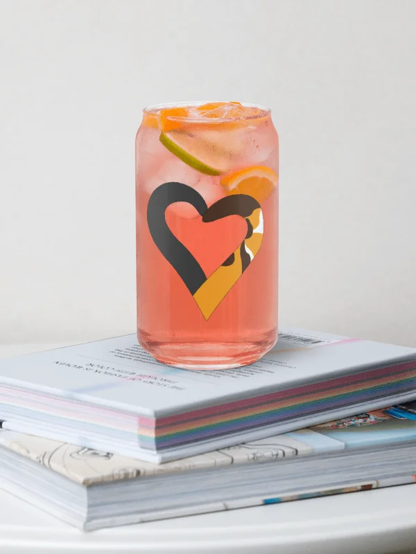 Heart Tails Can-Shaped Glass product image (3)