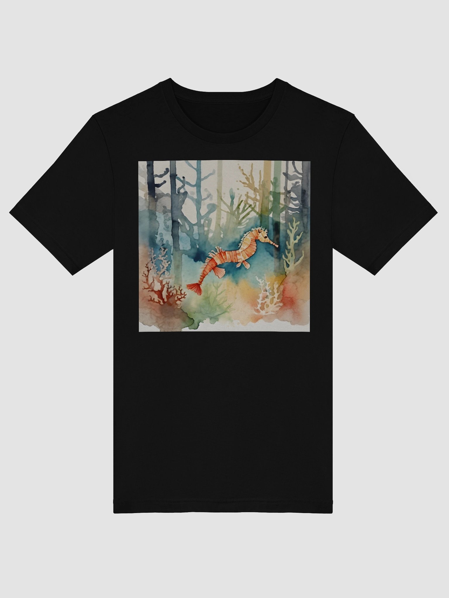 Seahorse Spirit Animal Watercolor product image (40)