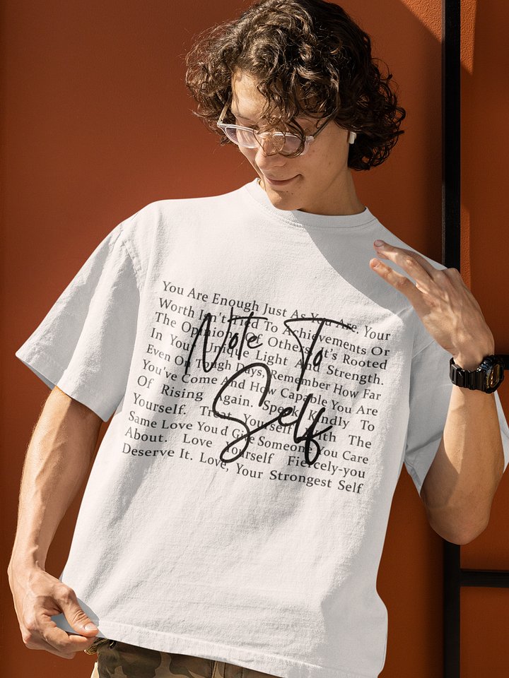 Note To Self- You Are Enough Unisex T-Shirt product image (1)