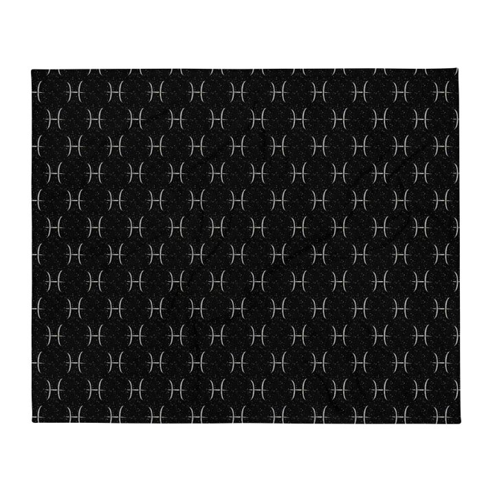 Pisces, Guided by the Stars Glyph Only, Blanket product image (2)