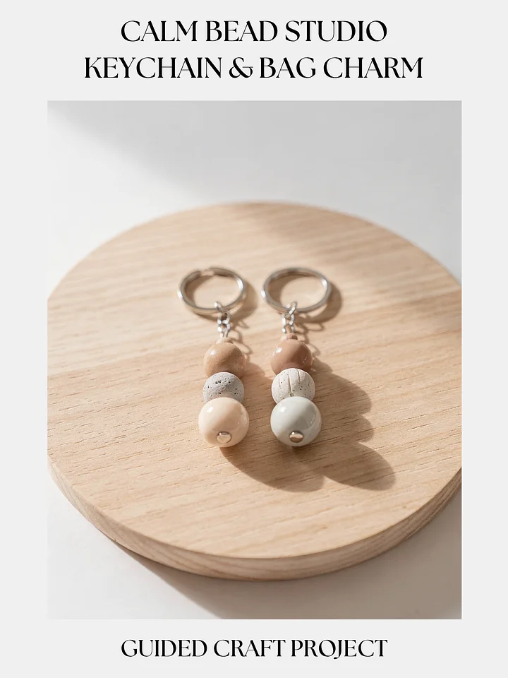 Calm Bead Studio: Keychain & Bag Charm Craft Project product image (1)