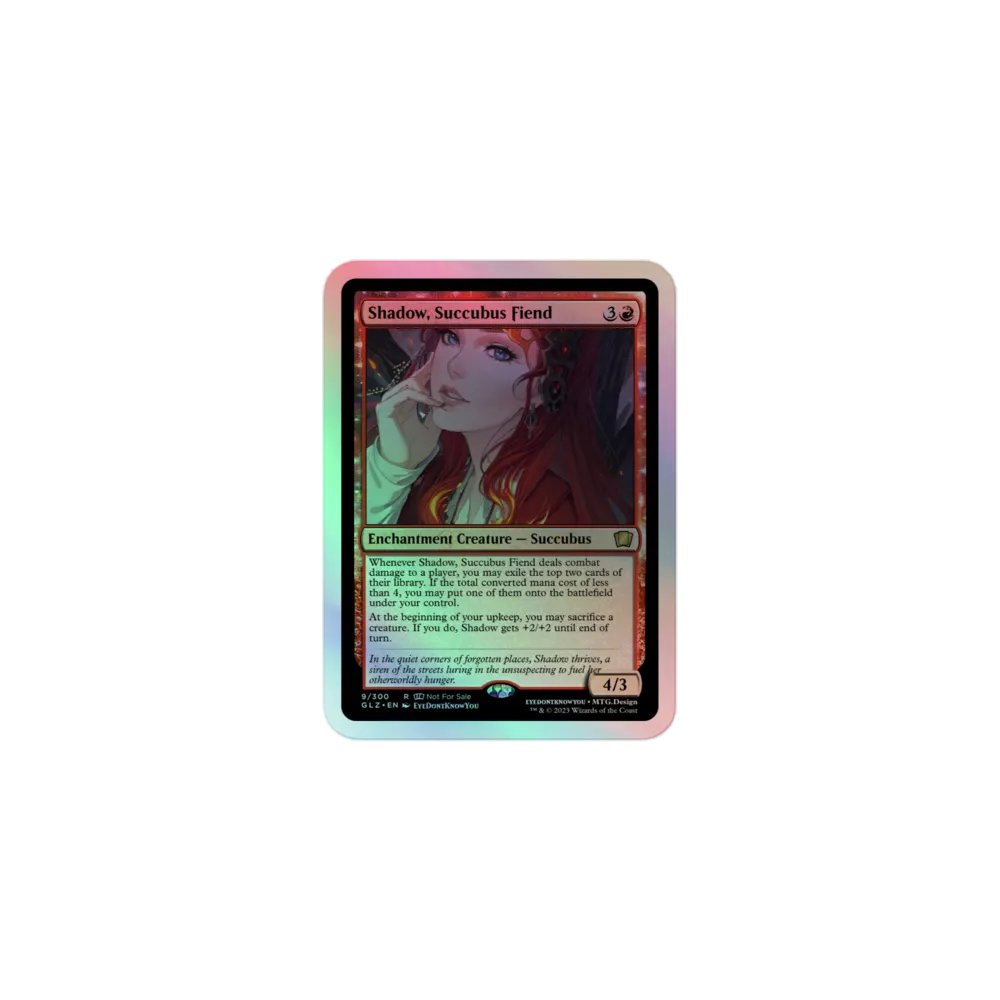 Holographic Card Sticker product image (1)