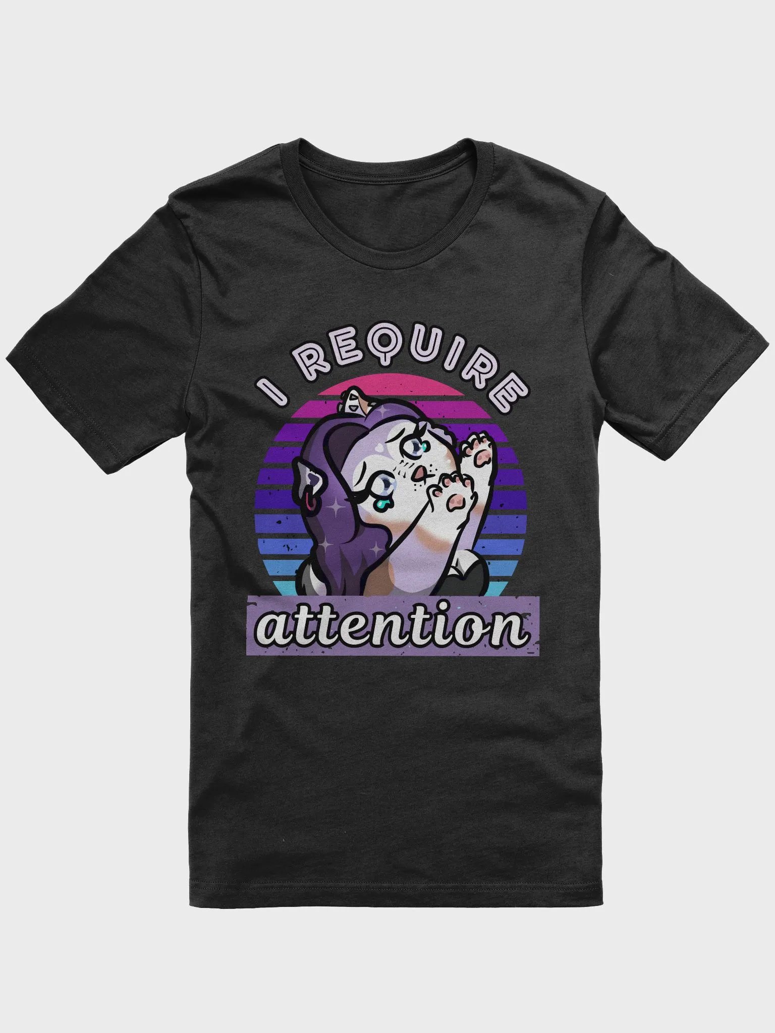 I require attention Teeshirt product image (1)