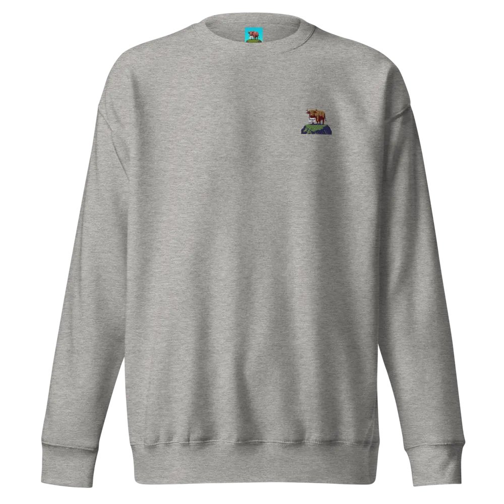 Ethereum is good image crewneck (grey) product image (1)