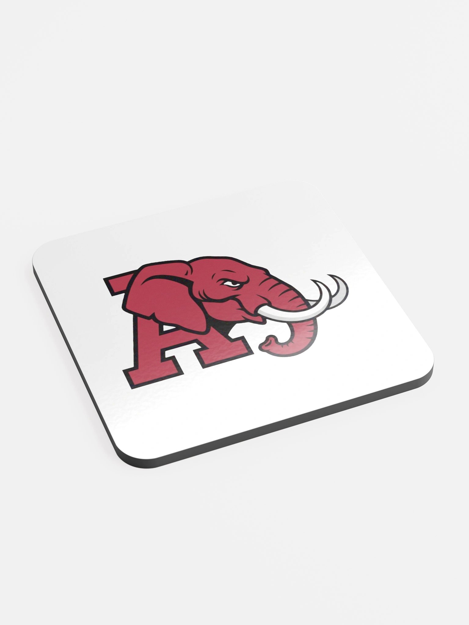 Elegant Elephant Glossed Cork Coaster product image (2)