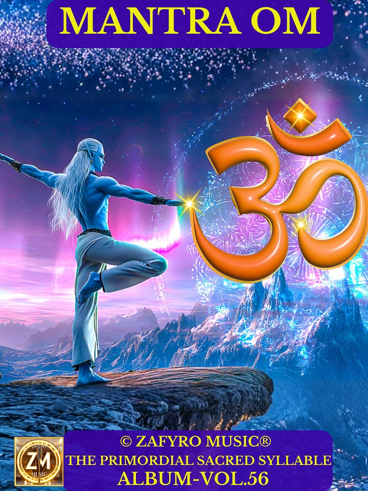 ÁLBUM - VOL. 56 (MUSIC) - MANTRA OM: THE PRIMORDIAL SACRED SYLLABLE, THE SOUND FROM WHICH ALL CREATION IS BORN (© ZAFYRO MUSIC®) product image (1)