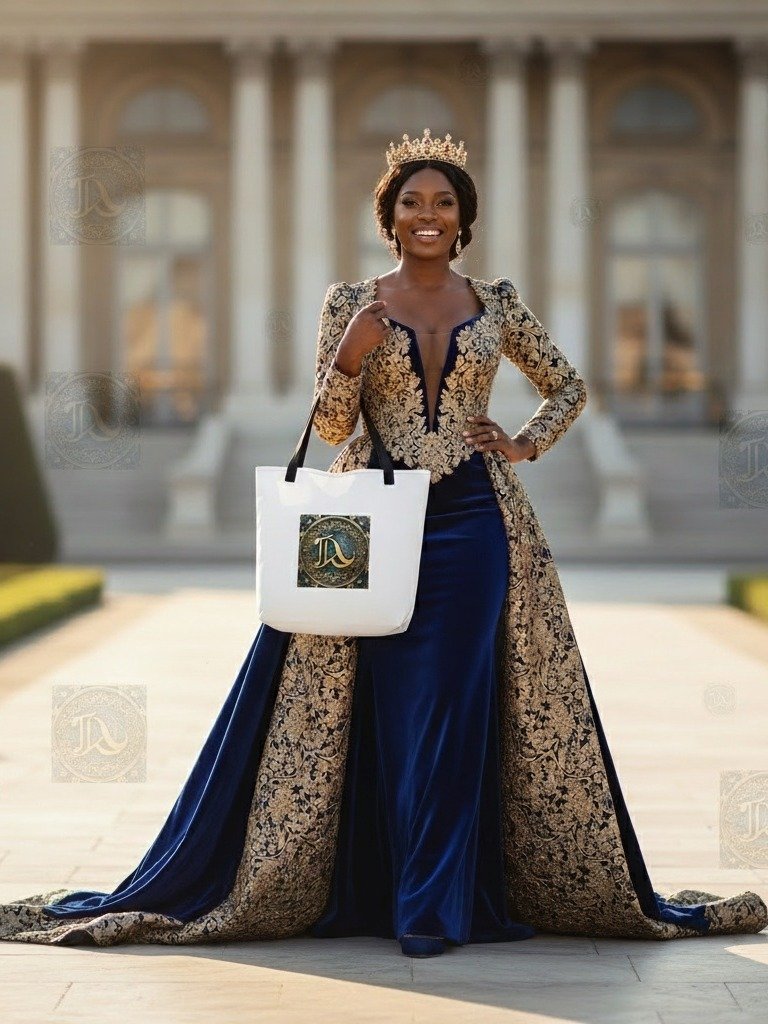 Royal Monogram Statement Tote product image (4)
