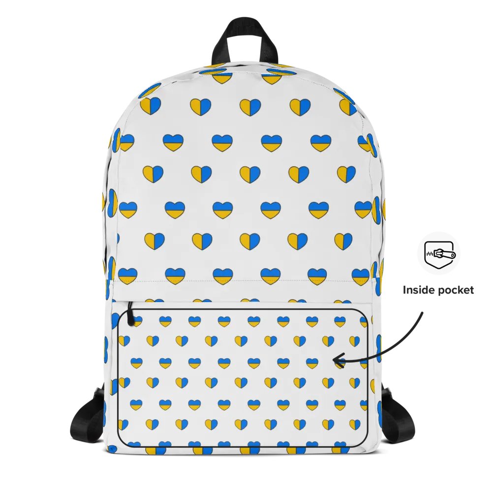 Resistors, Doesn't Speak for Me, Patterned White Backpack product image (5)