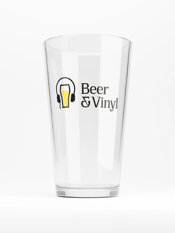 Beer & Vinyl Pint Glass product image (1)
