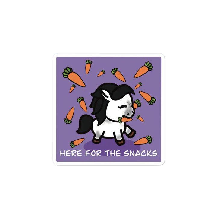 Here For The Snacks Magnet product image (2)