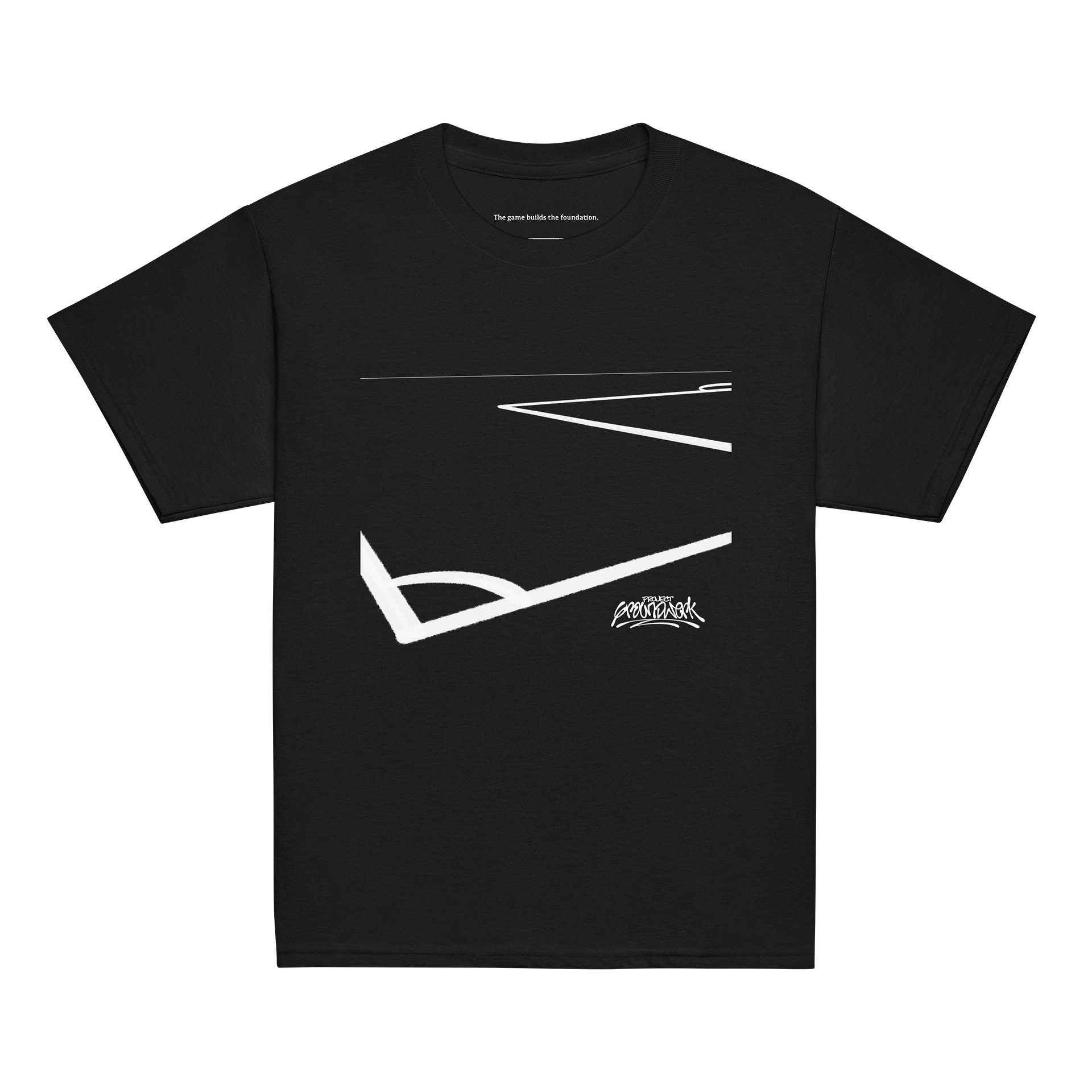 Where the Game Flows Youth Classic (Front/Back) Black Tee product image (2)
