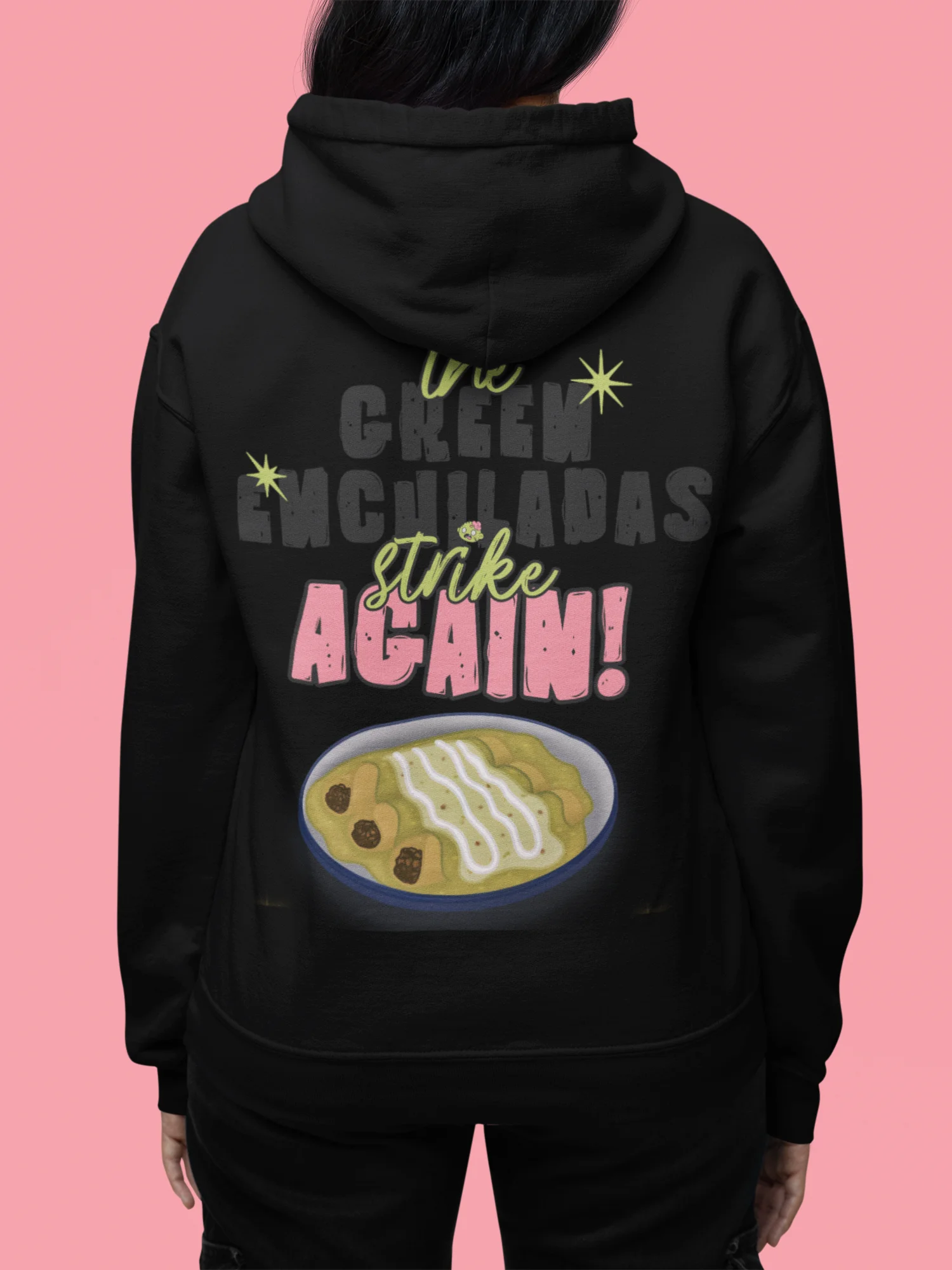 The Green Enchiladas Strike Again Premium Cotton Unisex Hoodie product image (5)