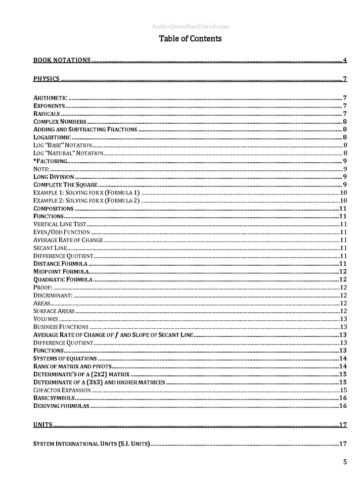 The Ultimate Cheat Sheet for STEM Majors | Basic Physics product image (2)