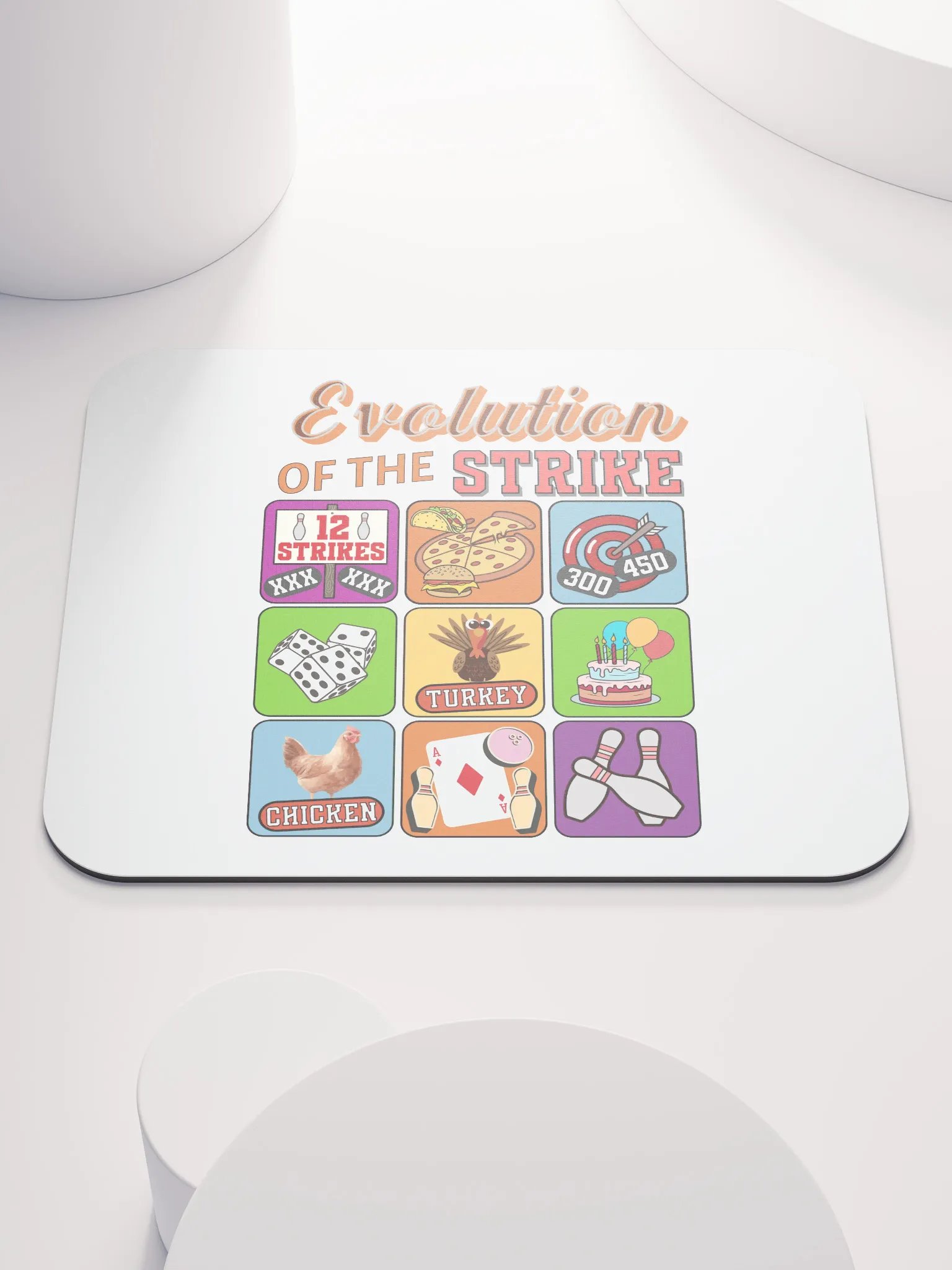 Evolution Of The Strike Bowling Mouse Pad product image (2)