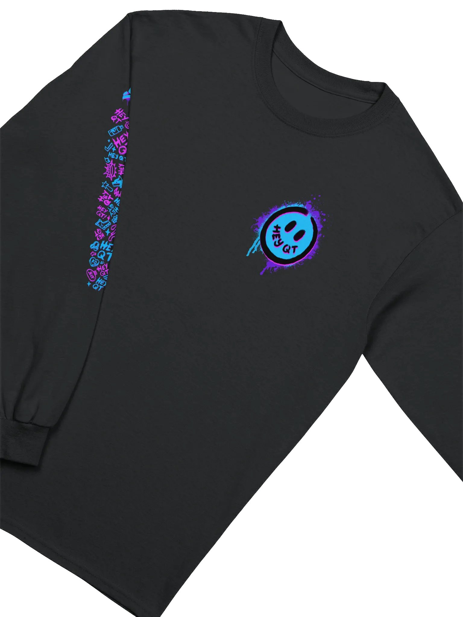Graffiti Hey QT Long Sleeve T-Shirt product image (1)