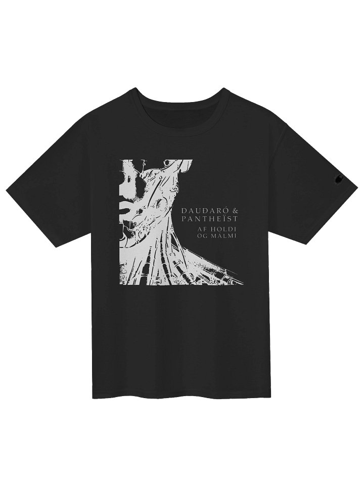 Dauðaró & Pantheïst — Af holdi og málmi Limited Edition T-shirt Relaxed Fit (Black) product image (1)