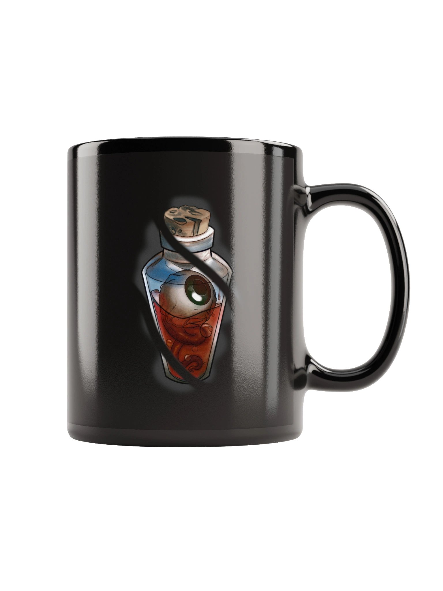 Jar - Black Glossy Mug product image (5)