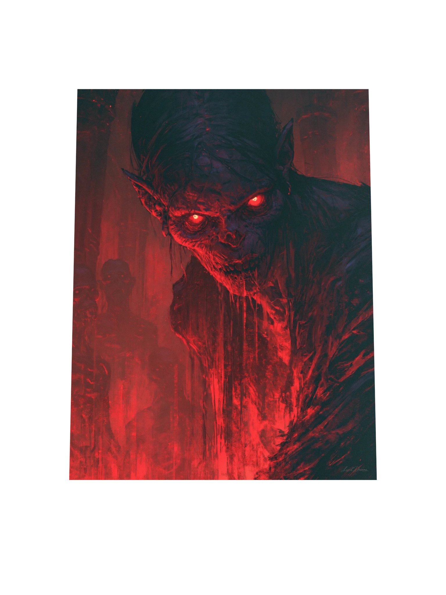 Crimson Monster Art Print — Crimson Revenant product image (8)