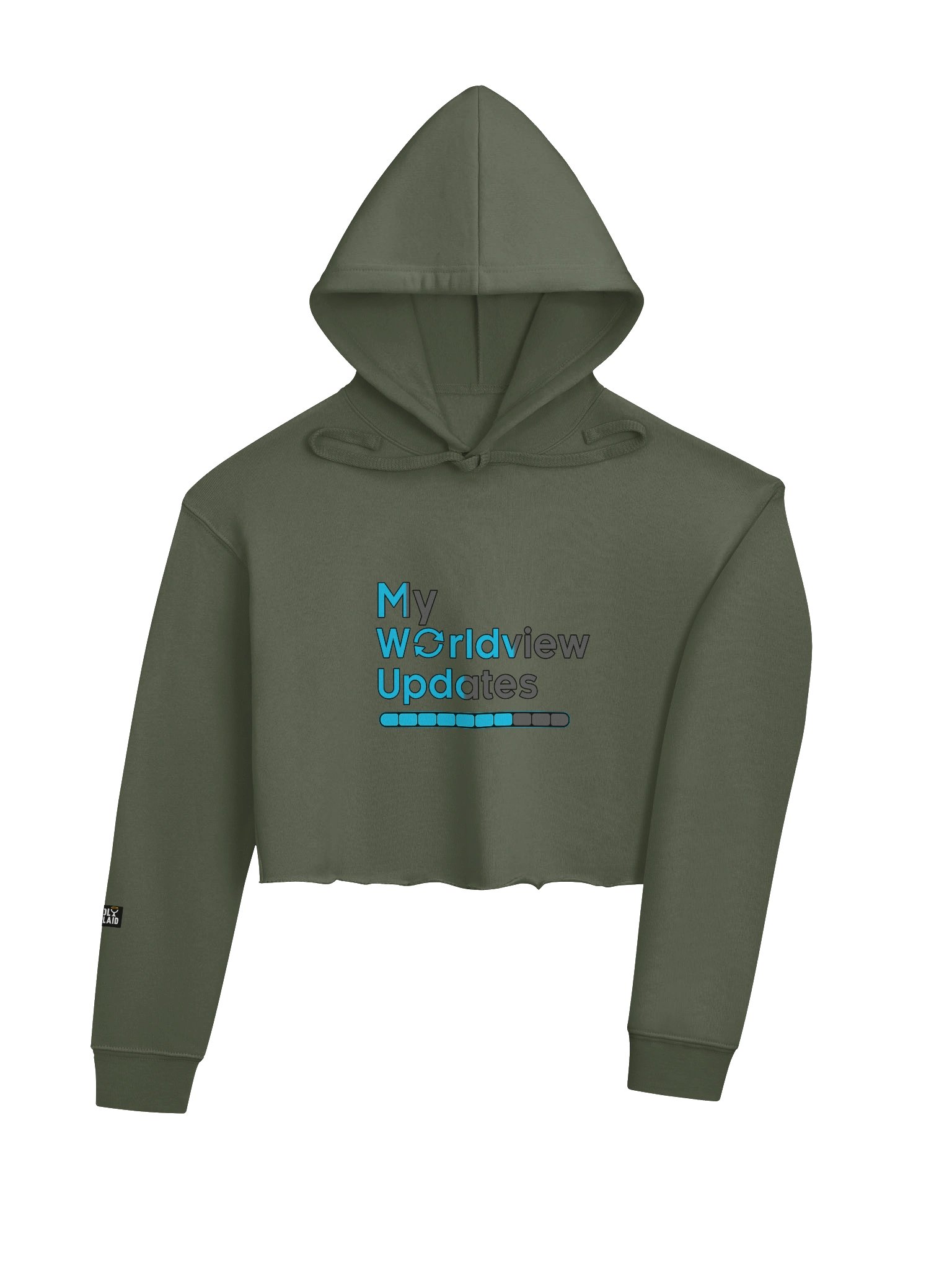 My Worldview Updates - Fleece Crop Hoodie product image (8)