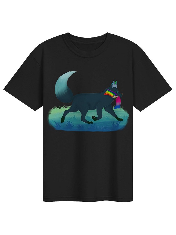 Pride Flags - Fox Pride Trot Printed Heavyweight T-Shirt product image (1)