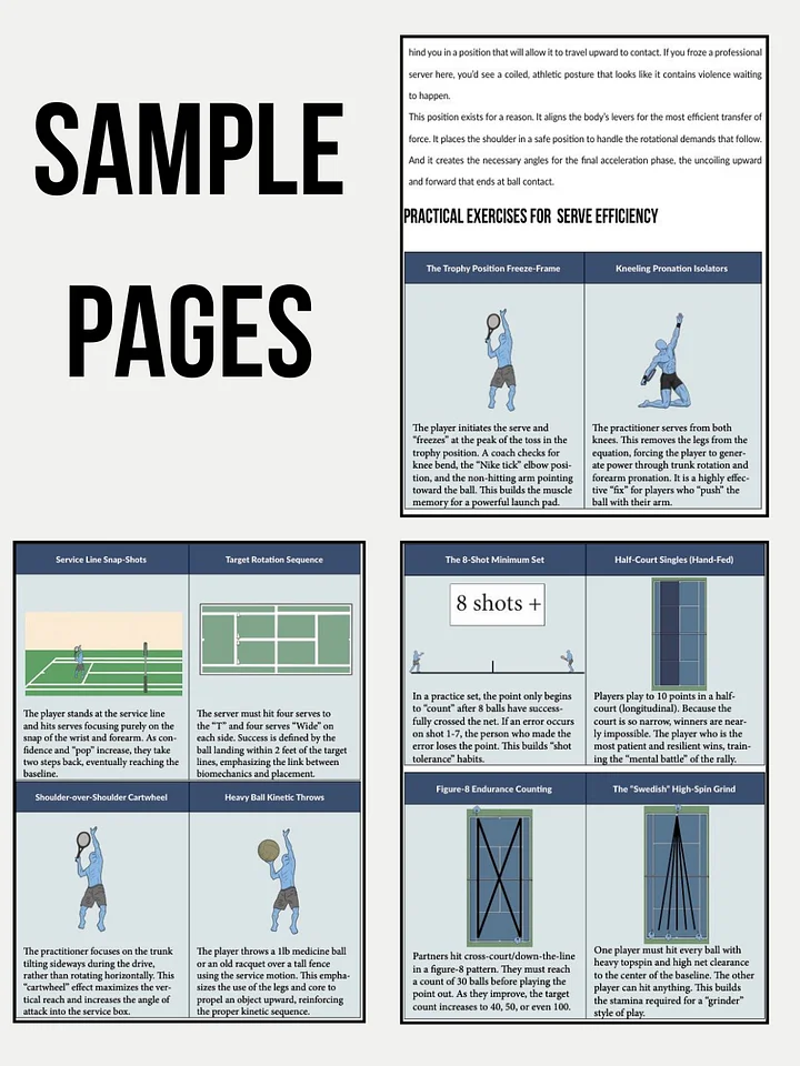 The skills of a tennis athlete - V2 product image (2)