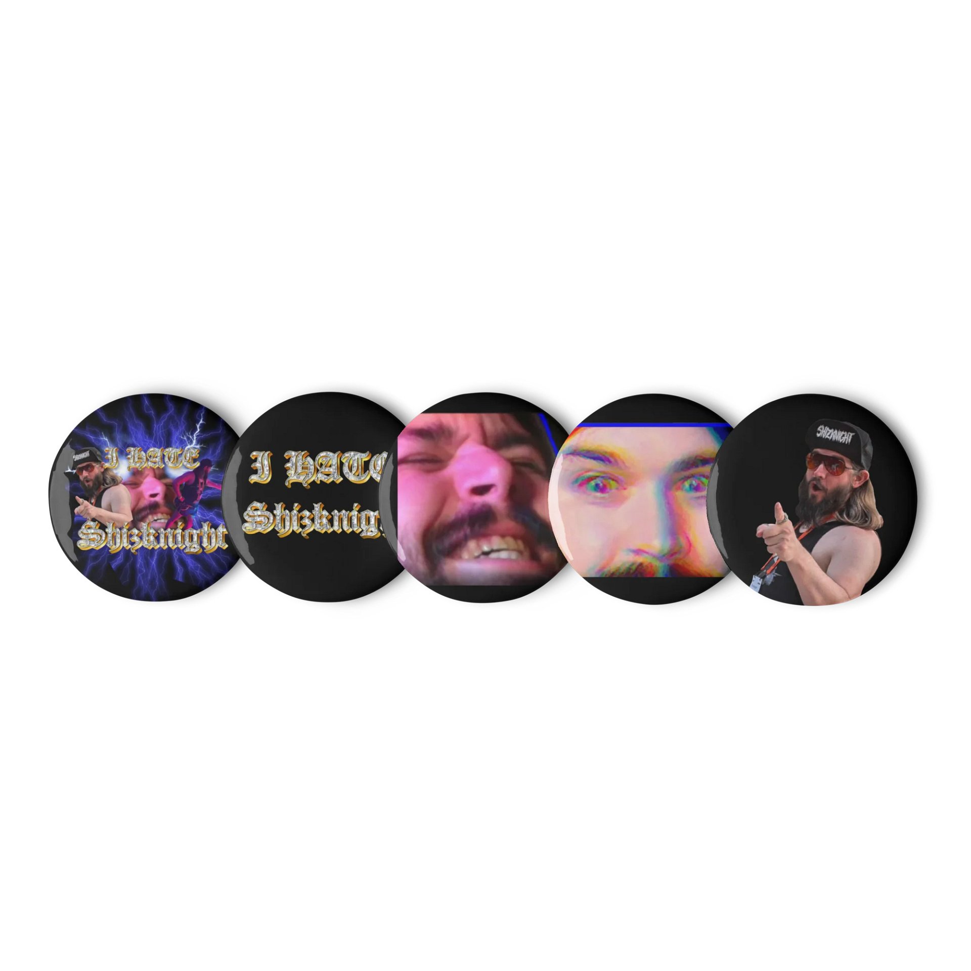 I hate shizknight buttons product image (1)