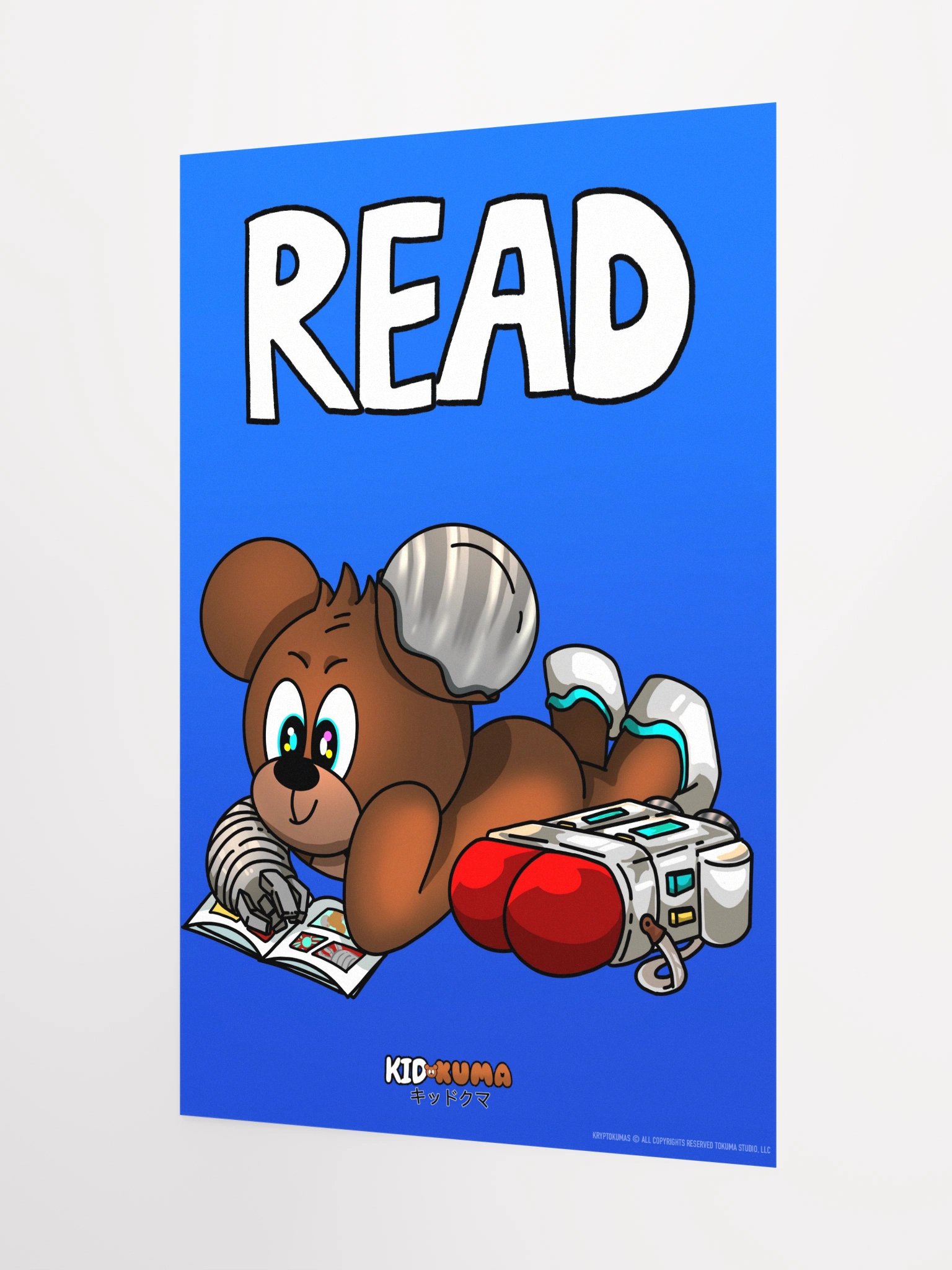 Kid Kuma 'READ' Poster (2nd Edition) product image (7)