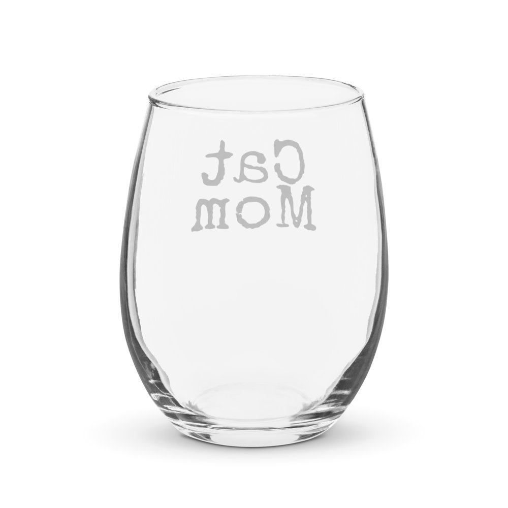 Cat Mom Wine Glass product image (4)