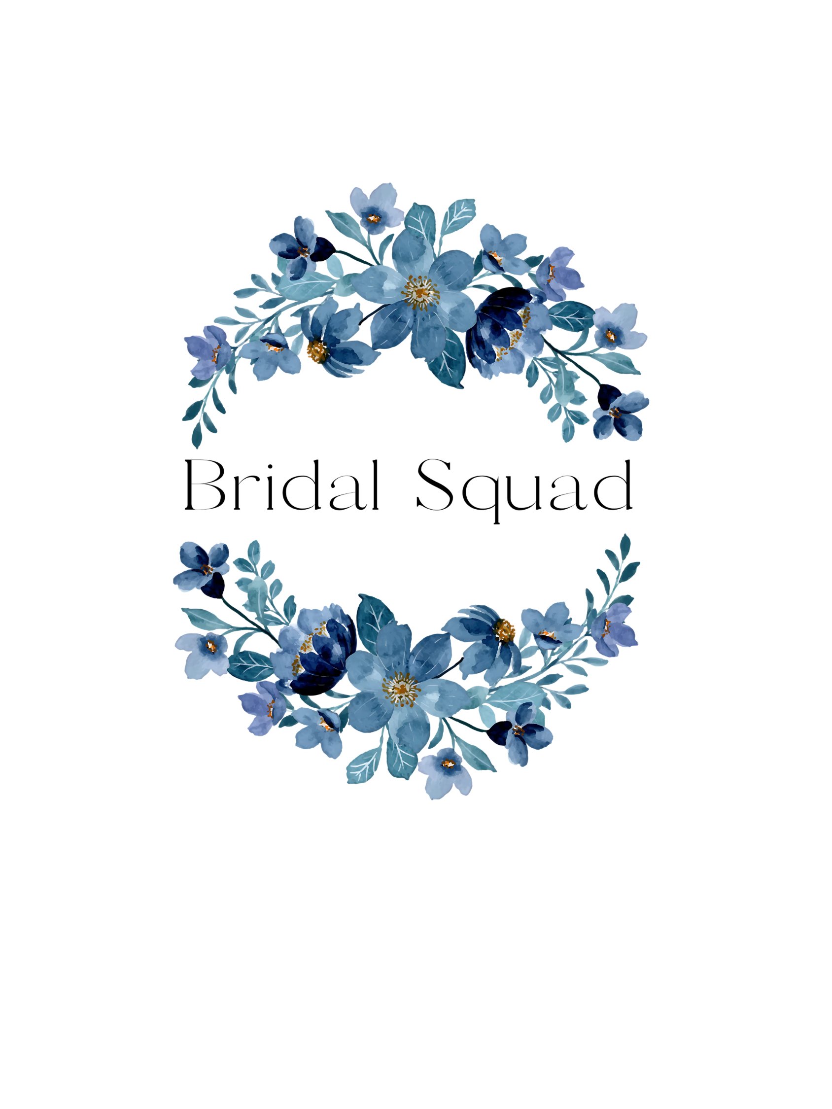 Bridal Squad T-Shirt 009 Blue Logo Dress product image (2)
