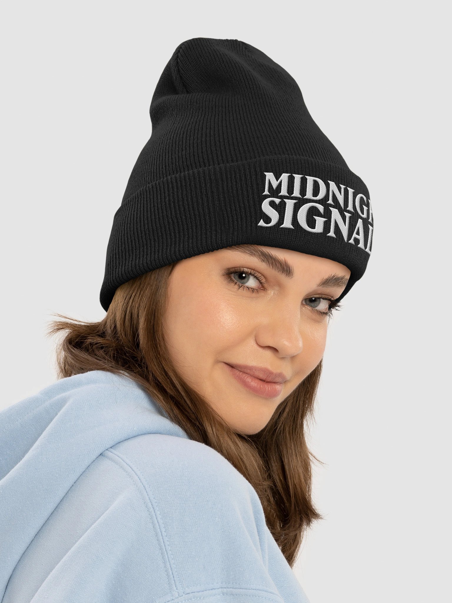 Pixelated Monochrome Dreams Beanie product image (31)