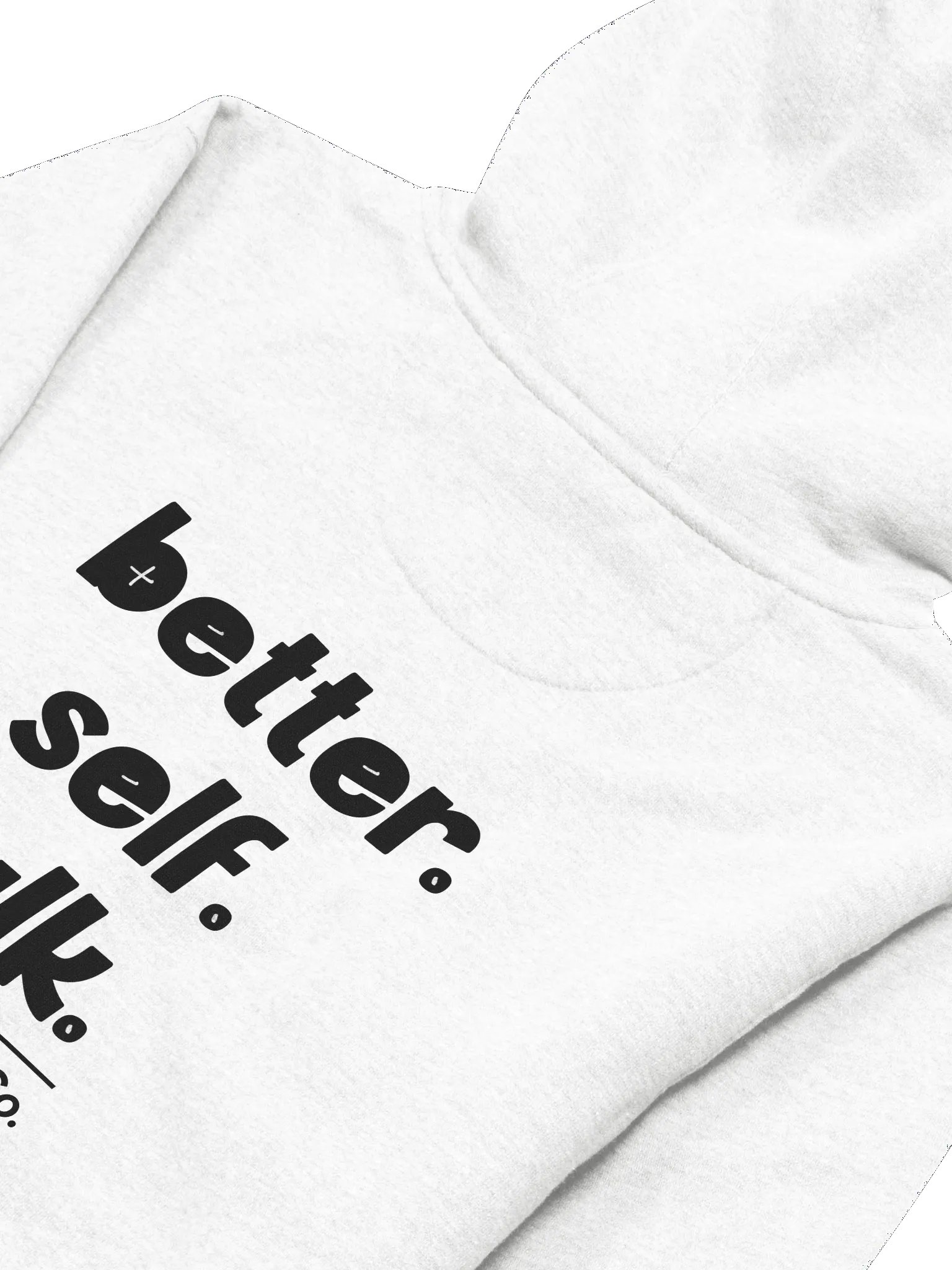 Better. Self. Talk. Hoodie (Black & White) product image (4)