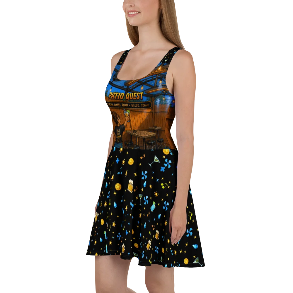 Patio Quest Dive Bar Summer Skater Dress product image (1)